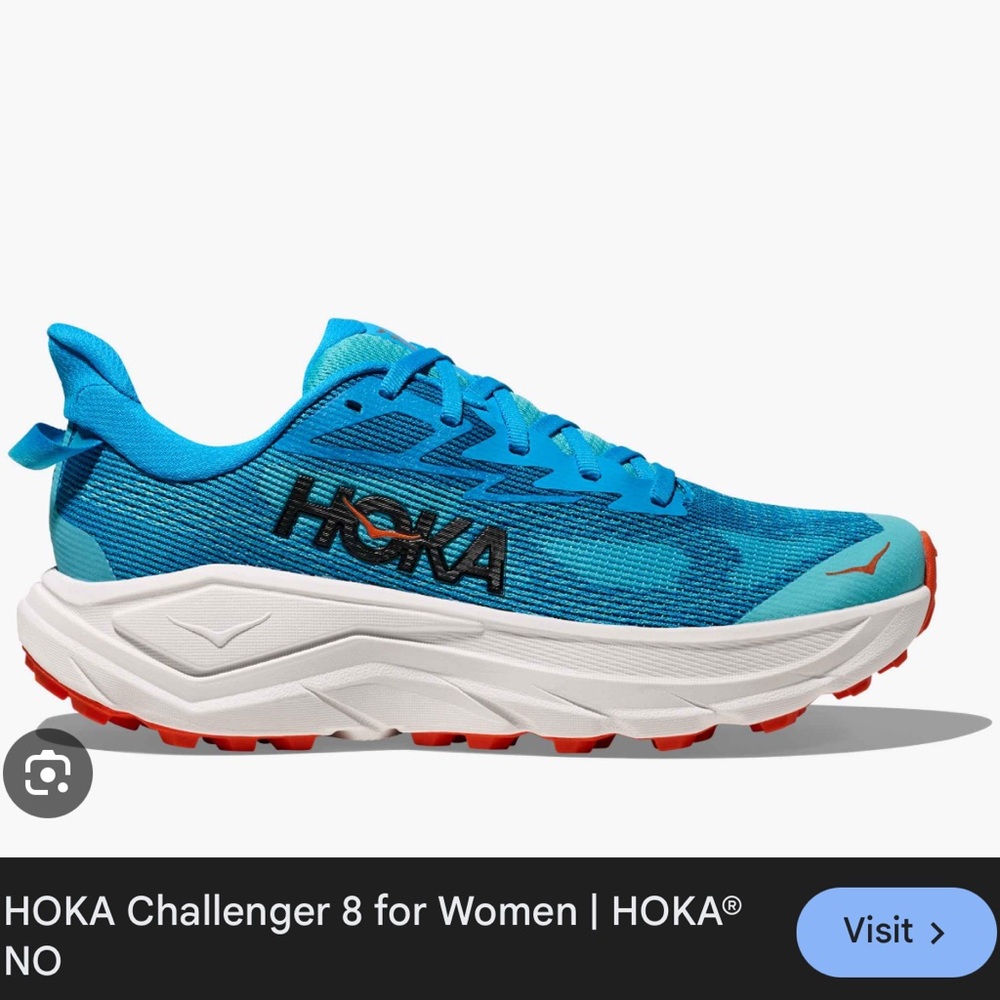 Hoka One One Women's Athletic Shoes - Blue and White